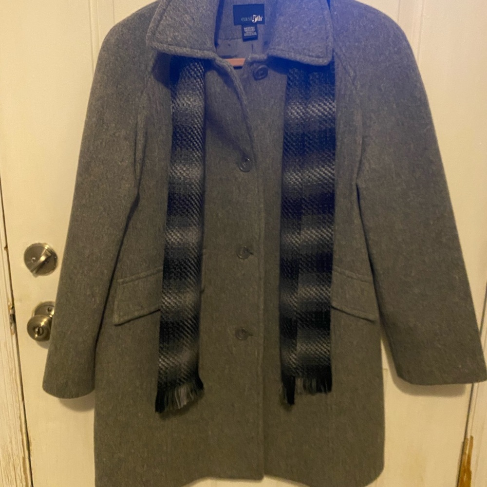 Gray Wool Winter Coat